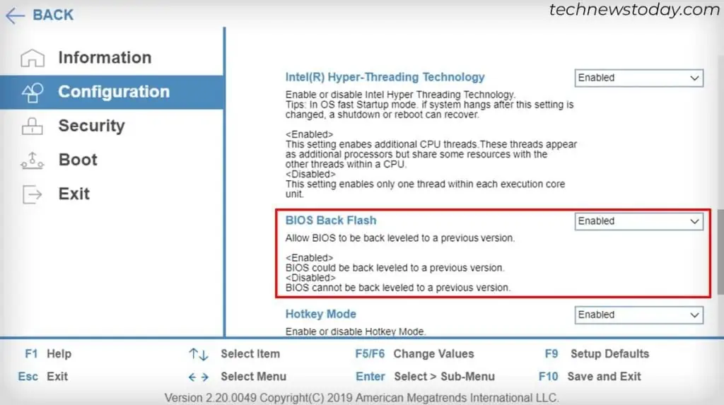 كيفية تحديث BIOS على لينوفو