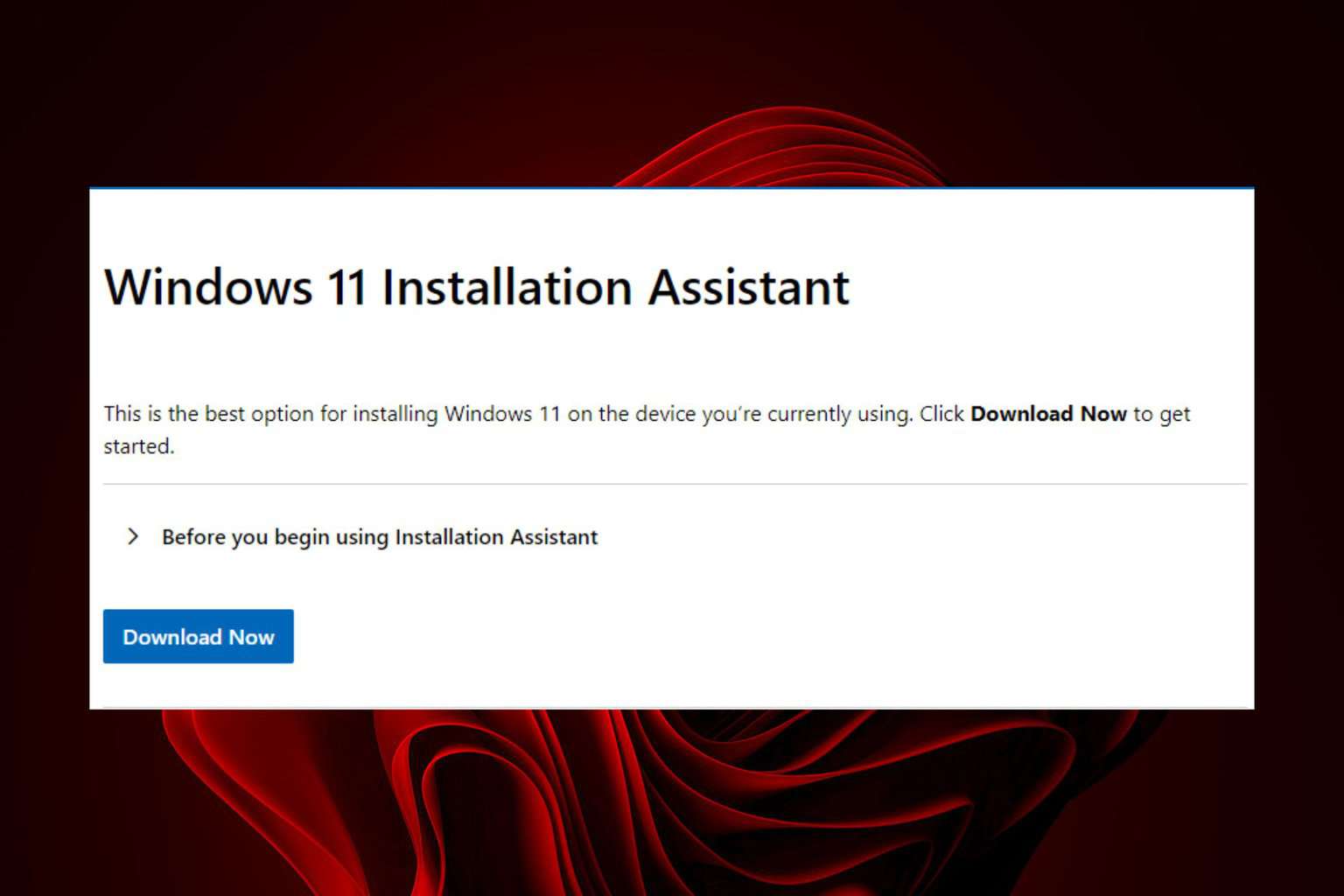 Sådan downloades Windows 11 -assistent