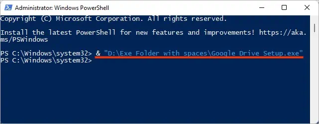 So führen Sie Exe in Powershell aus - Mundo Geek