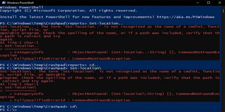 So ändern Sie das Verzeichnis in Powershell - Mundo Geek