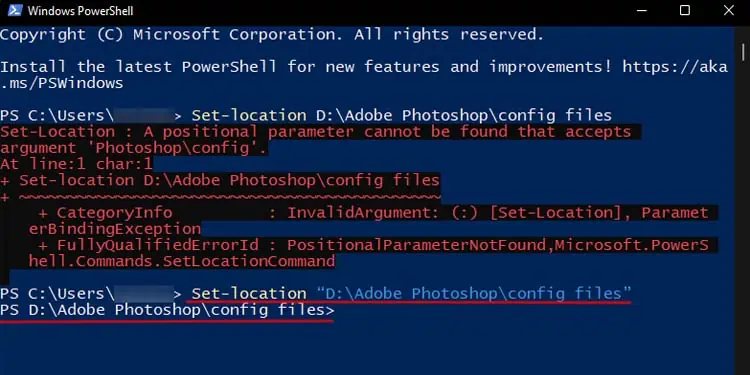So ändern Sie das Verzeichnis in Powershell - Mundo Geek