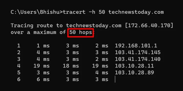 So führen Sie eine Traceroute unter Windows aus - Mundo Geek