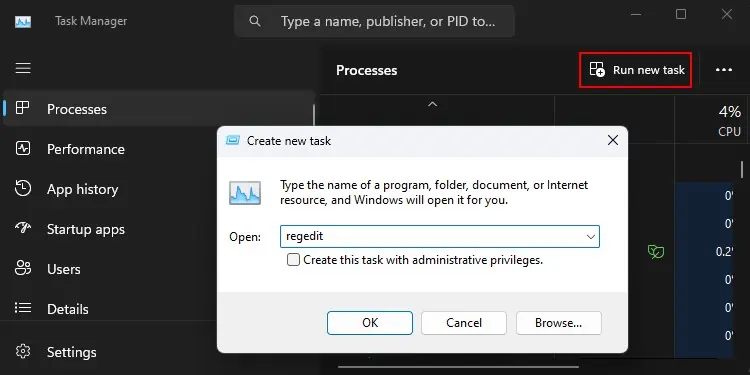 Task Manager Regedit Wie öffne ich den Registrierungseditor? 7 mögliche Wege - Mundo Geek