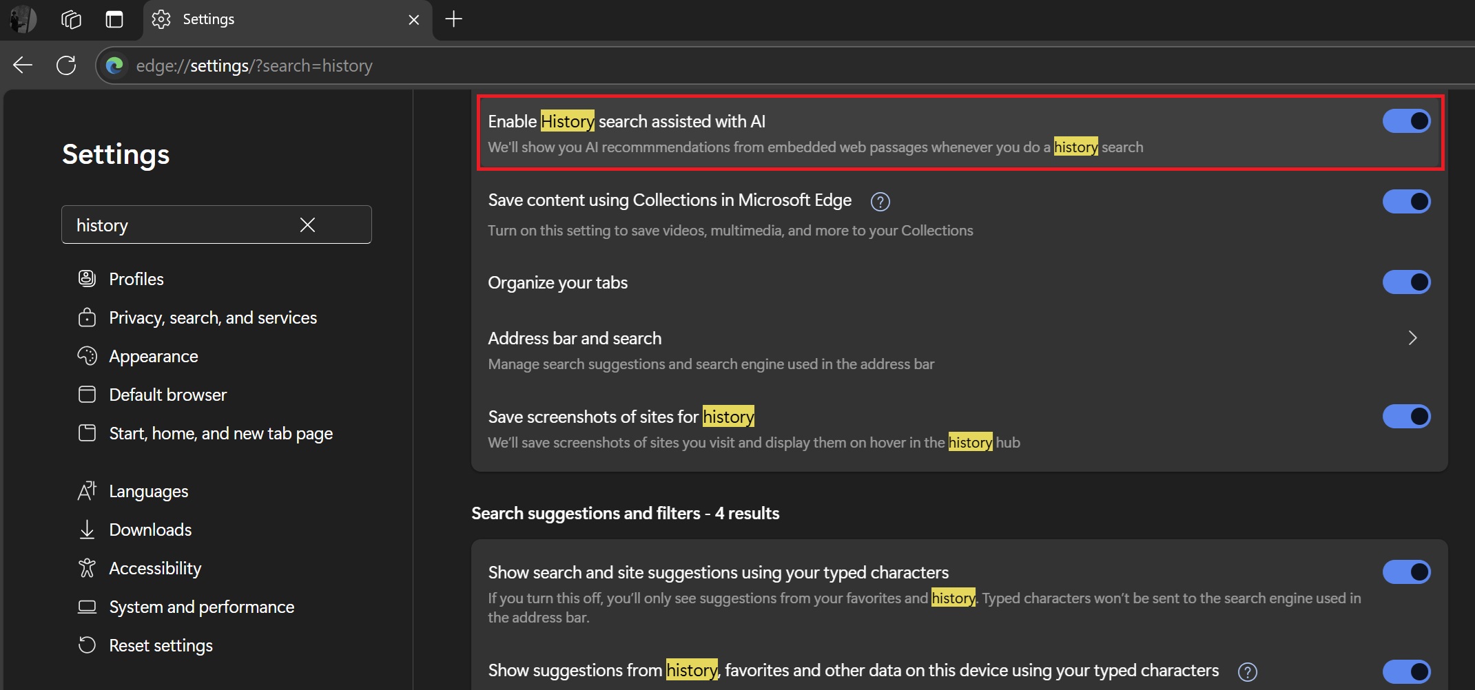 Microsoft Edge Tests AI -Verlaufsuche, bessere Sicherheit unter Windows 11