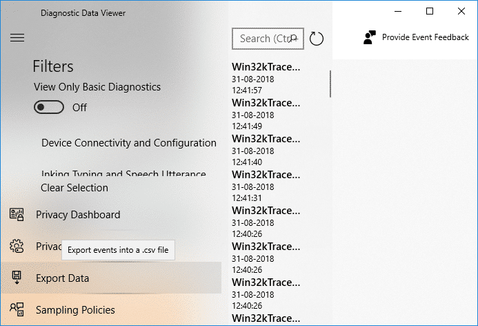 Aktivieren oder deaktivieren Sie den Diagnostic Data Viewer in Windows ...