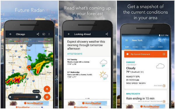 Die 8 besten Android-Wetter-Apps und Widgets für Smartphones.