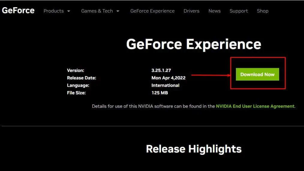 Correction : erreur « GeForce Experience impossible de récupérer les