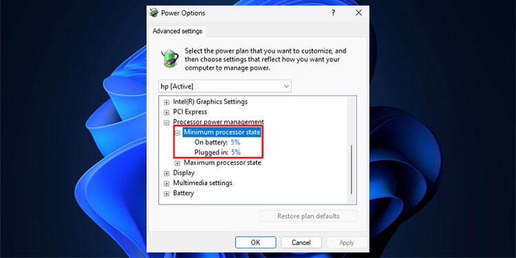 Processor Sta État minimum du processeur sous Windows (tout ce que vous devez savoir ...