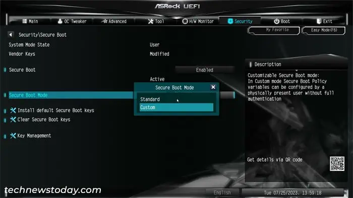 Secure Boot Asrock Comment activer ou désactiver le démarrage sécurisé sur la carte mère ...