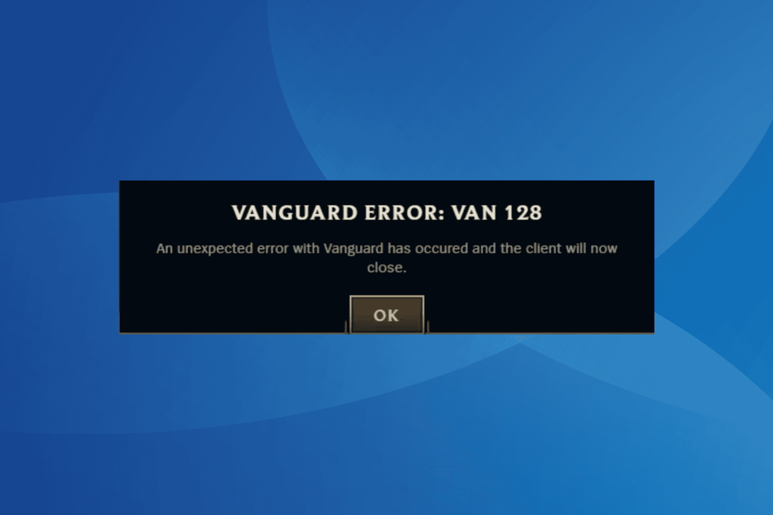 Van Error Code 135 Erreur Vanguard VAN 128 : comment la corriger dans LoL et Valorant ...