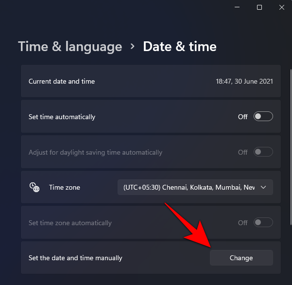 Comment changer l'heure et la date sur Windows 11