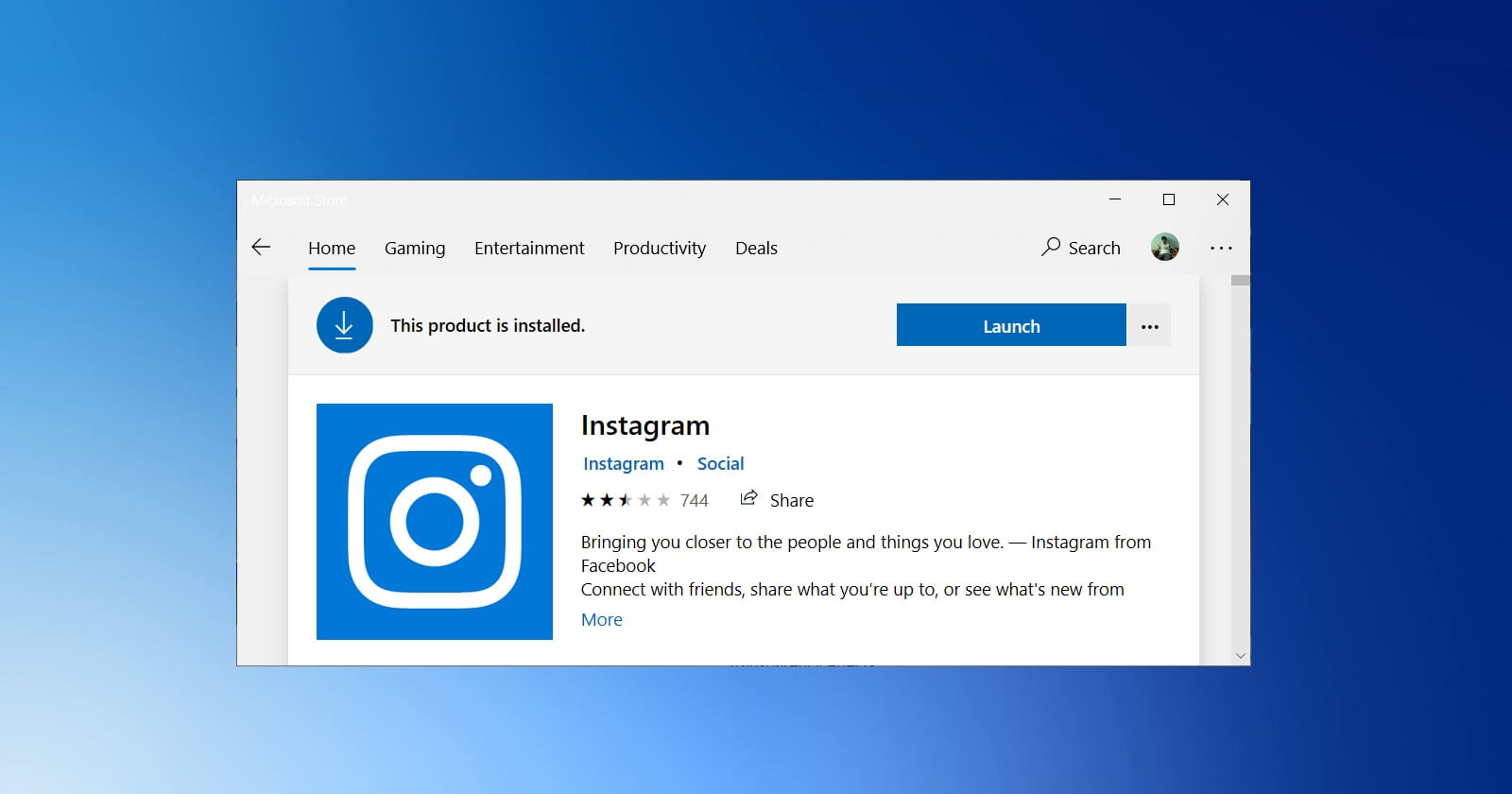 Aplikasi web Instagram untuk Windows 10 kini berbasis Microsoft Edge