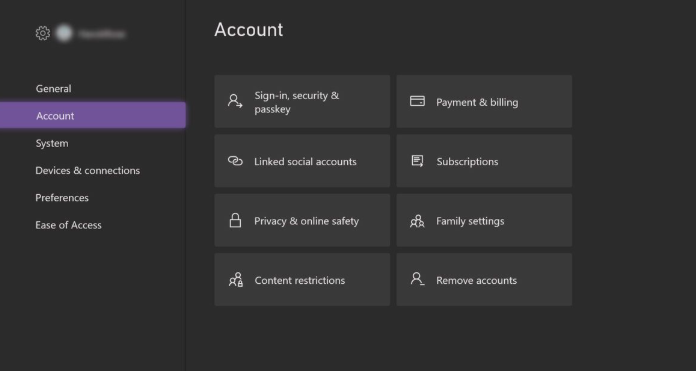 Check Your Xbox Account and Subscriptions
