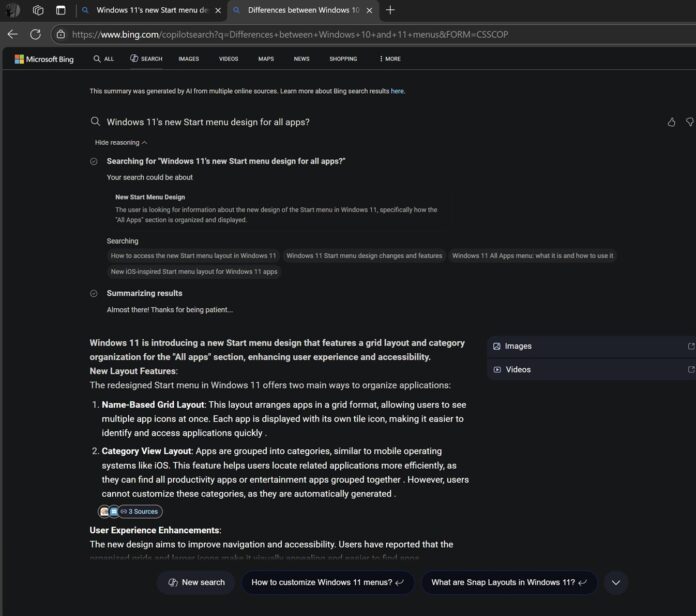 ESCLUSIVO: Microsoft Bing test 