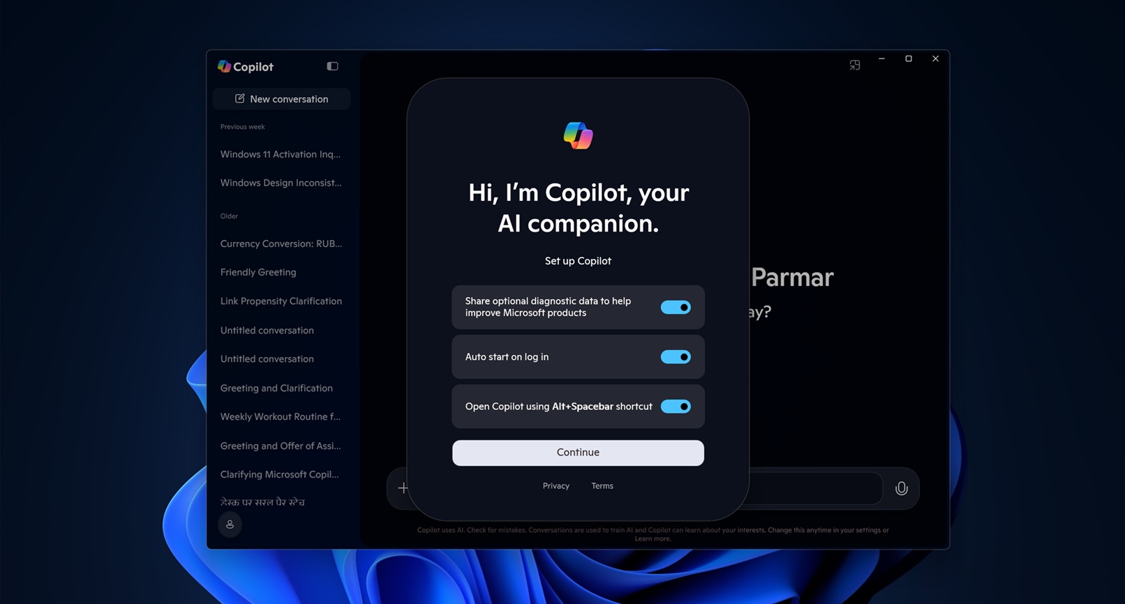 Microsoft lancia la nuova app Copilot su Windows 11 con il ragionamento ...