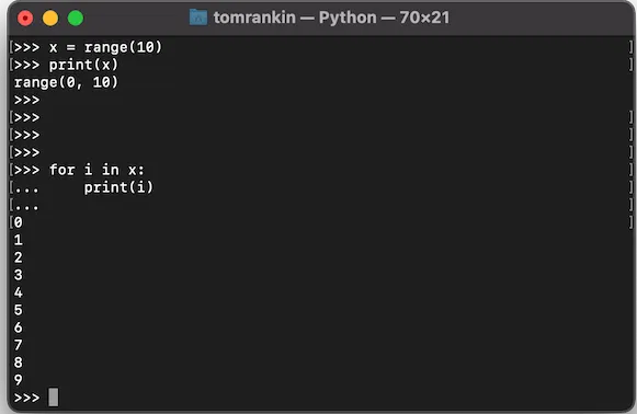 Python range() spiegato: cos'è e come usarlo