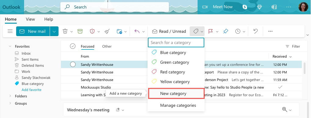 Come utilizzare le categorie di Microsoft Outlook per organizzare la ...