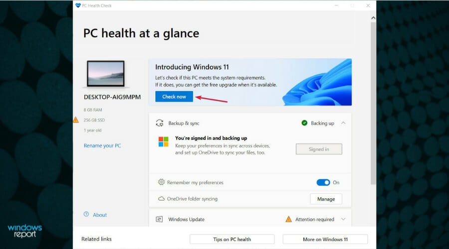 הורד את PC Health Check כדי לבדוק את המחשב שלך עבור Windows 11 - Mundo Geek