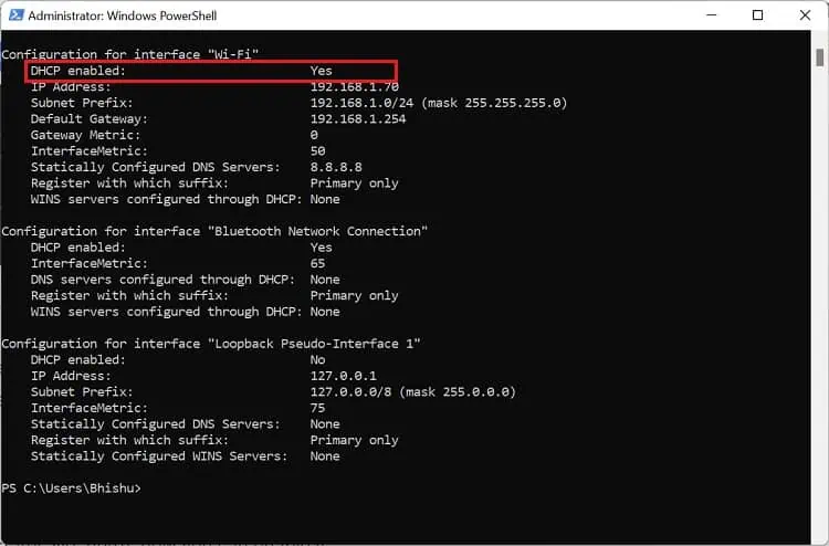 Windows で DHCP を有効または無効にする方法は次のとおりです - Mundo Geek