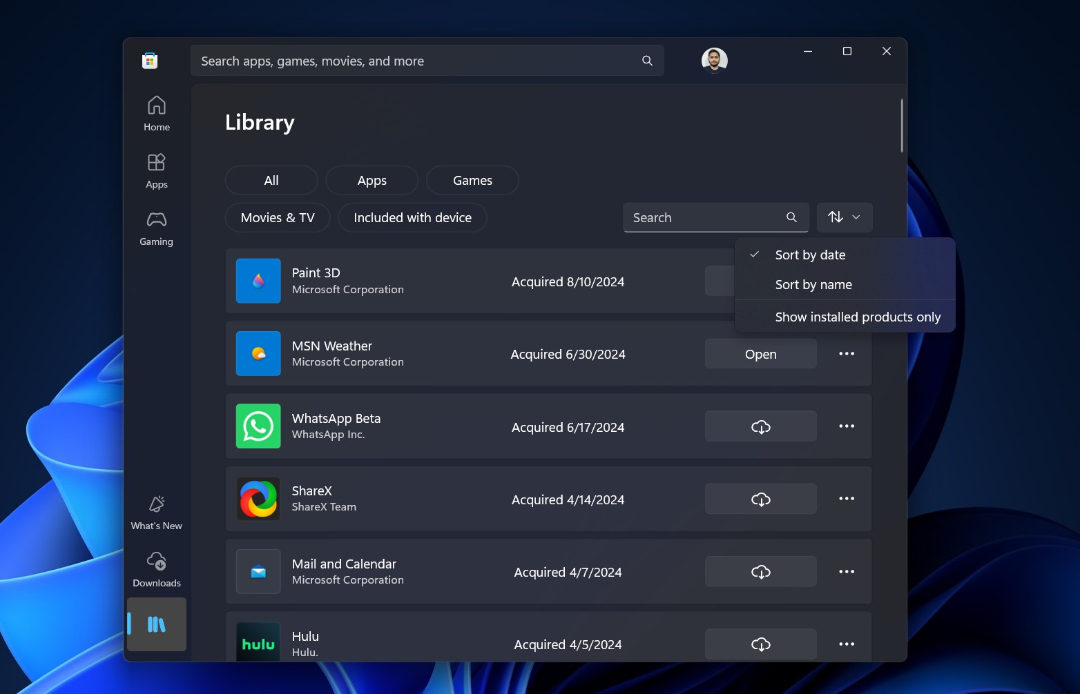 MicrosoftはWindows11ストアで大きなbig win32のサポート、より速いダウンロードなどを獲得しています