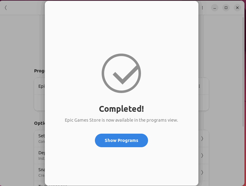 Linux に Epic Games ストアをインストールしてお気に入りのゲームを入手