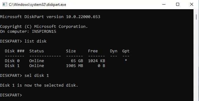 Como formatar o disco rígido no prompt de comando