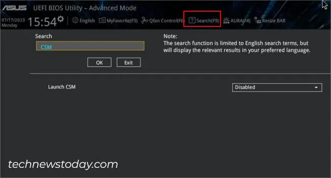 Como ativar ou desativar o CSM na ASUS? - Mundo Geek