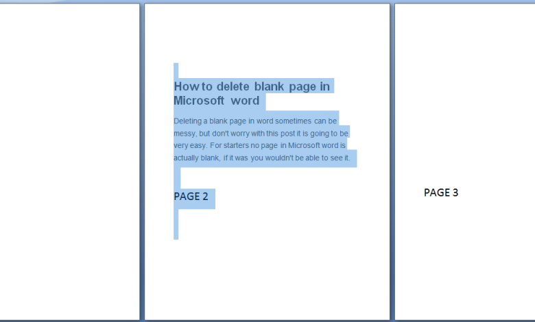 Como deletar uma página em branco no Microsoft Word