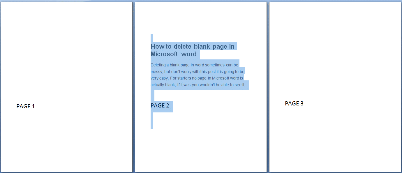 Como deletar uma página em branco no Microsoft Word