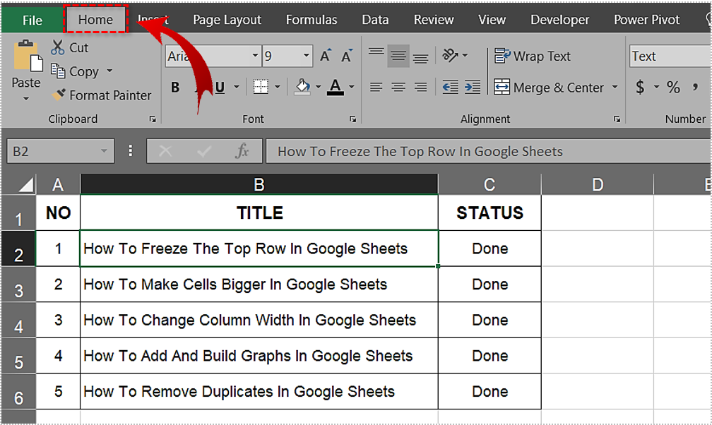 Como mover células para baixo no Excel - Mundo Geek