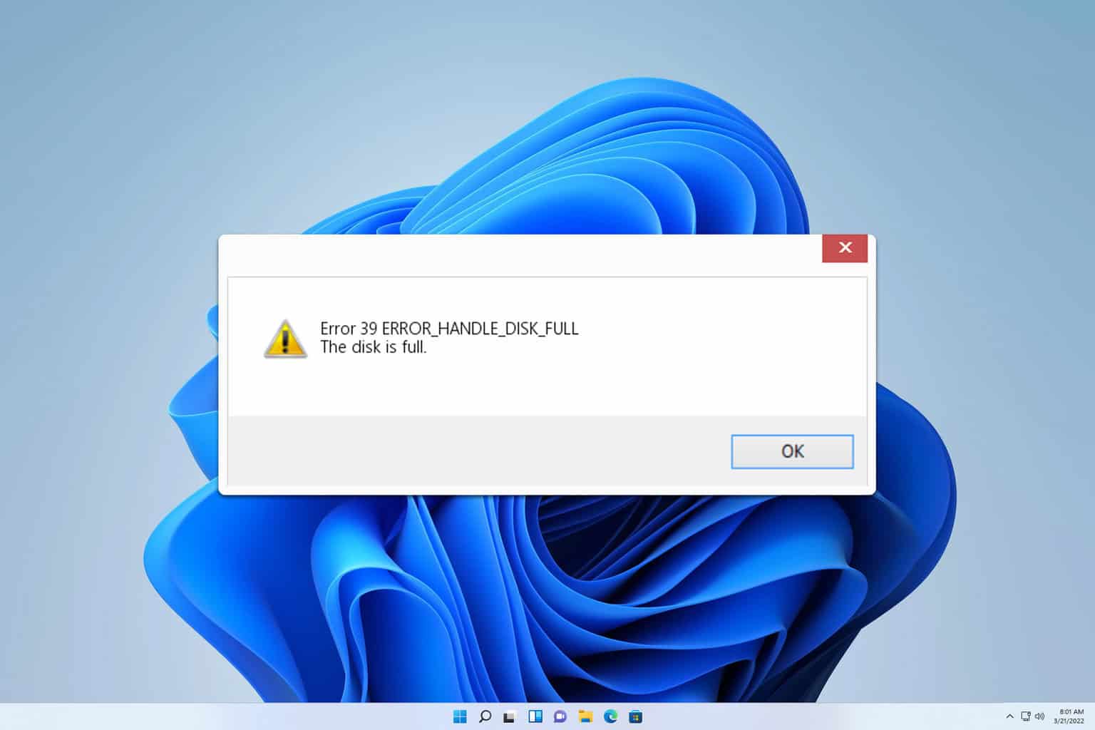 Error Handling Screen Felhandelsdisk full: Hur man löser den