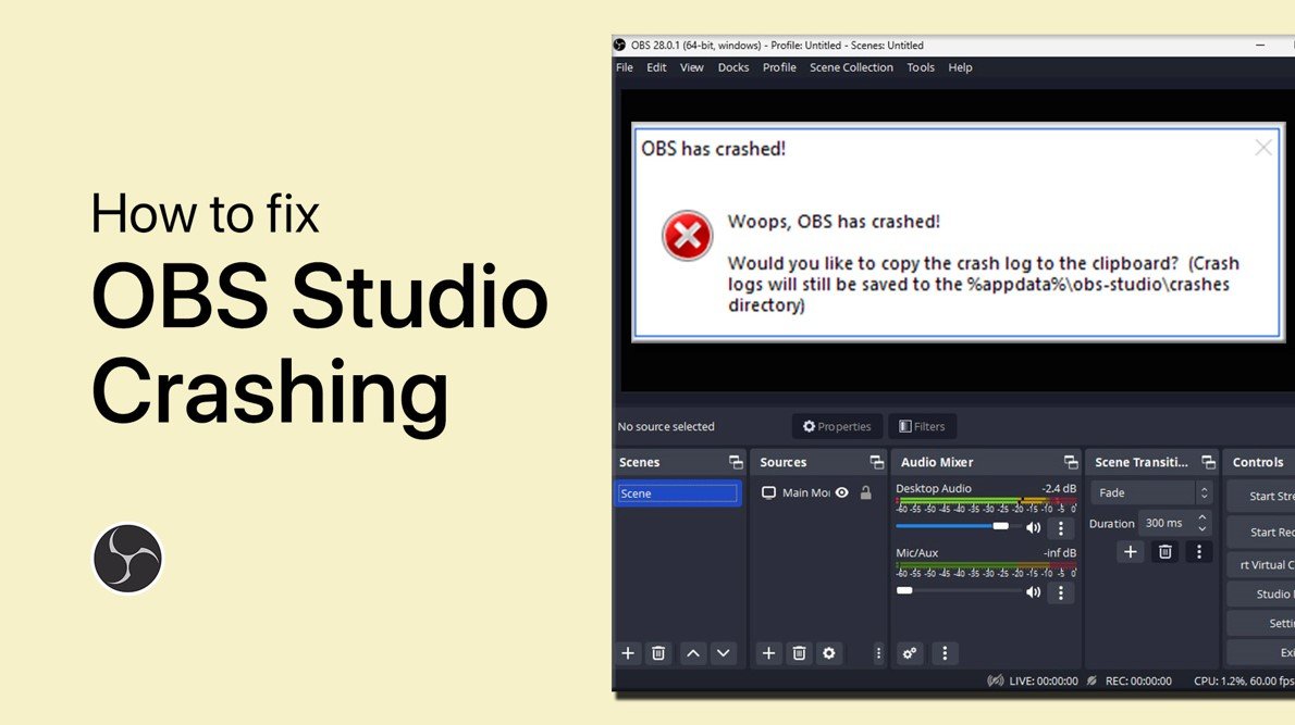 Fix OBS Studio 28 se bloquea en Windows 10/11
