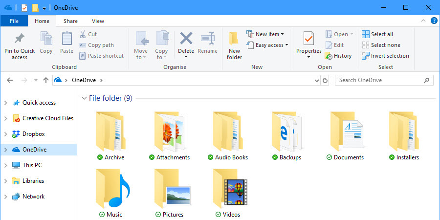 Elija qué archivos OneDrive sincronizar a su PC en Windows 10