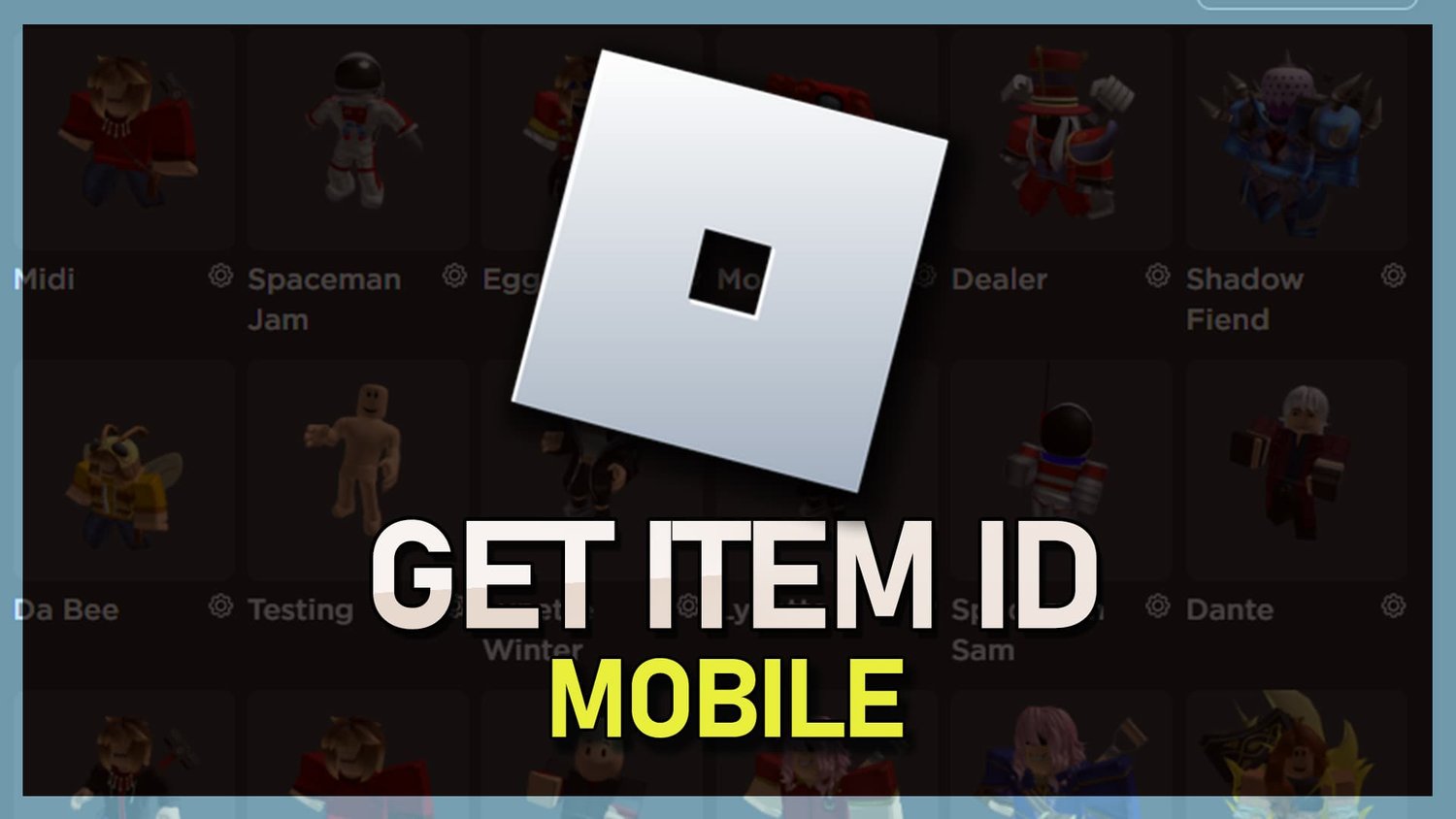 Cómo encontrar el número de identificación del elemento para Roblox en Mobile (iOS &amp; Android)