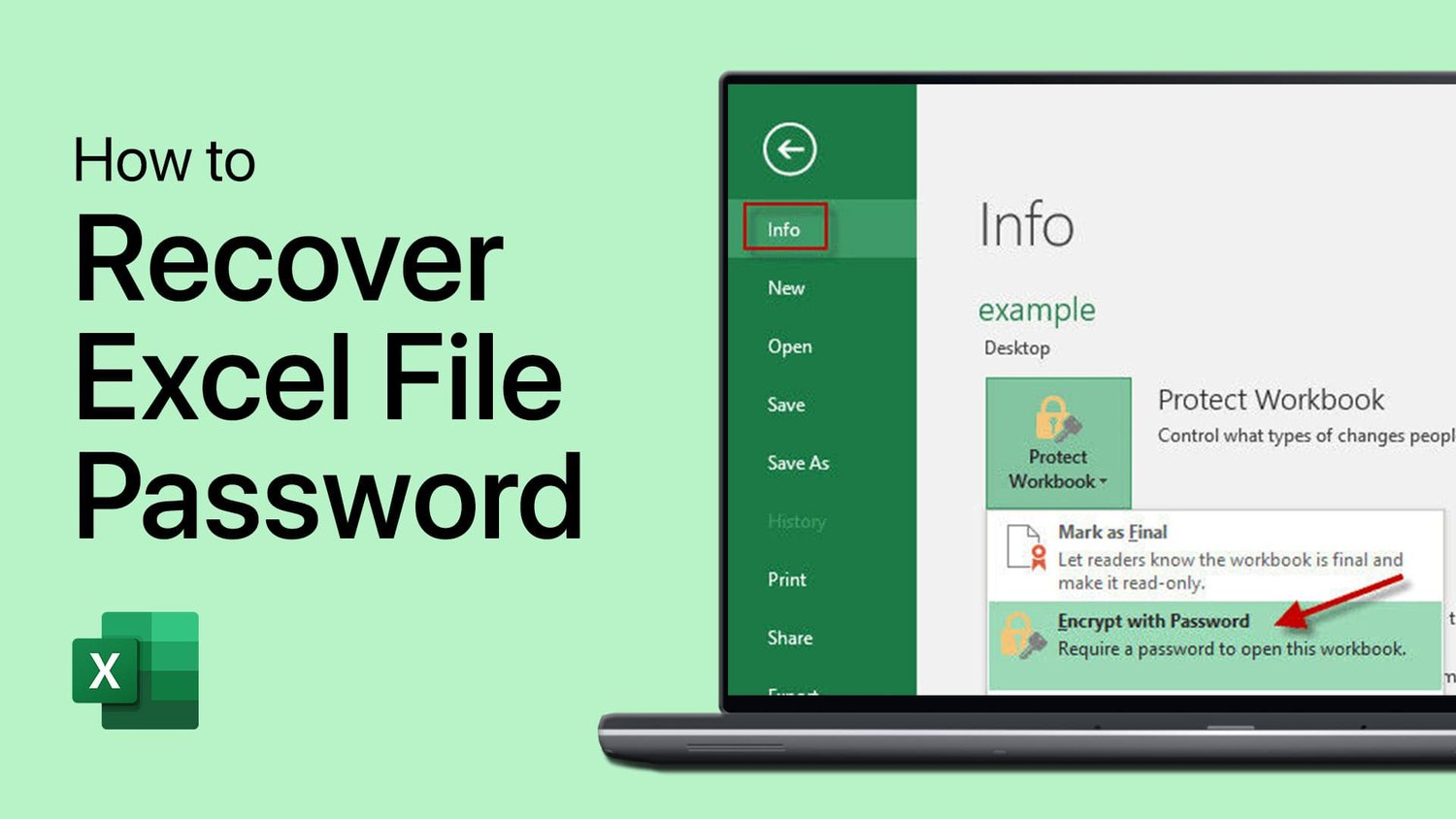 Cómo eliminar/recuperar la contraseña del archivo de Excel: tutorial fácil