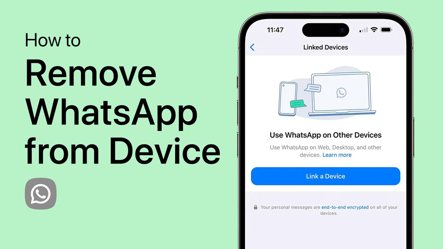 Cómo eliminar el inicio de sesión de WhatsApp de otros dispositivos 