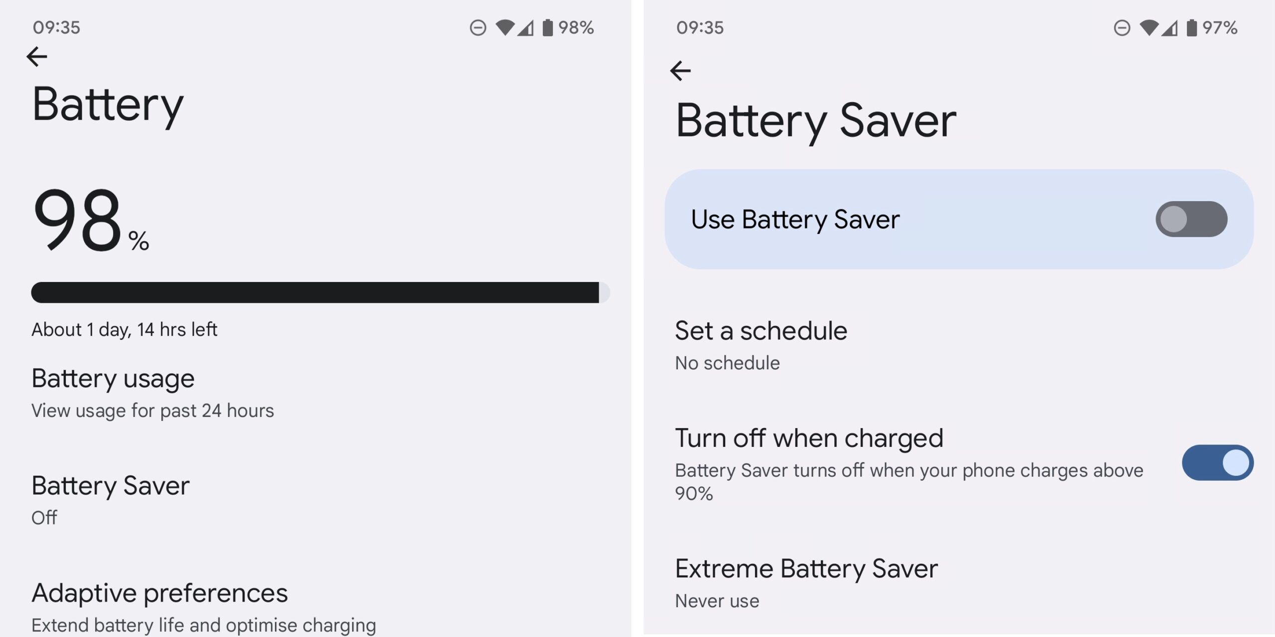Gestionar la eficiencia energética en los dispositivos Android