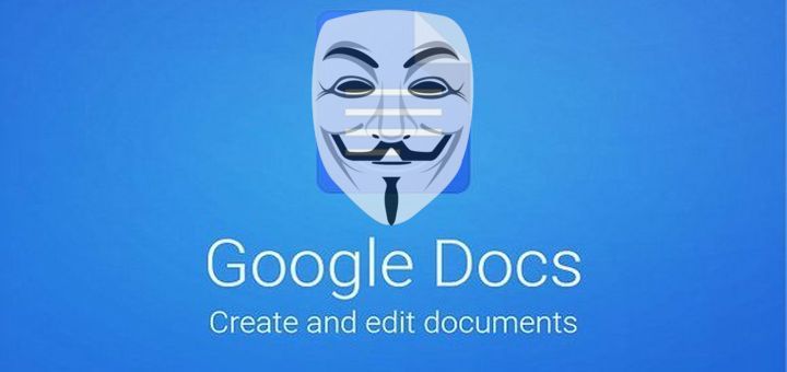 Cómo ser anónimo en Google Docs