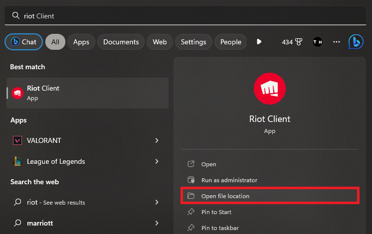 Cómo desinstalar el cliente Riot Games - Windows 10/11