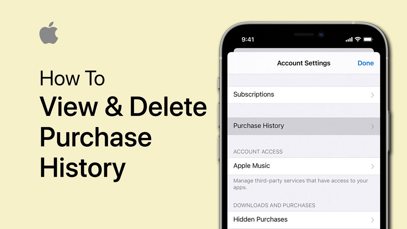 Ver y eliminar el historial de compras para la App Store en iPhone 