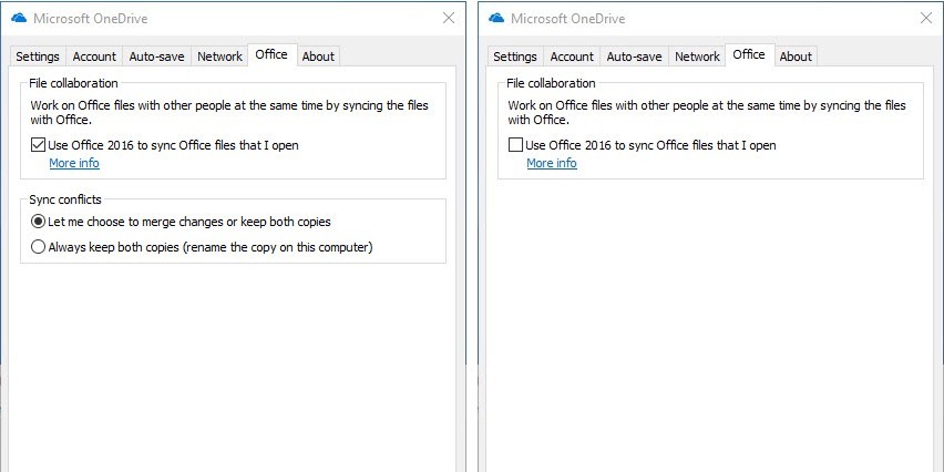 Siempre abra archivos Office 365 de almacenamiento local en lugar de OneDrive en Windows 10