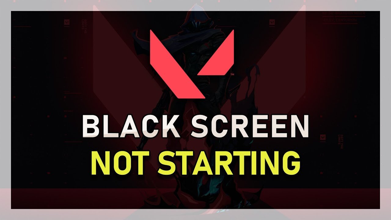 Valorant: cómo arreglar la pantalla negra y no poder iniciar problemas