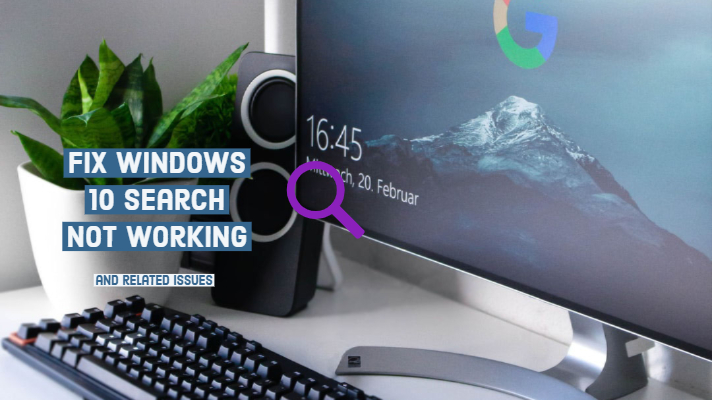 Cómo resolver y solucionar la búsqueda de Windows 10 no funciona (iniciar archivos de menú)