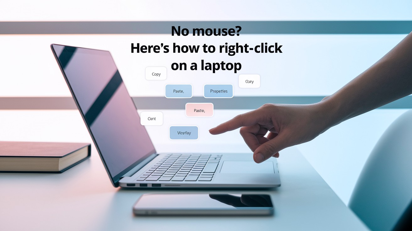 ¿No hay ratón? Aquí le mostramos cómo hacer clic derecho en una computadora portátil