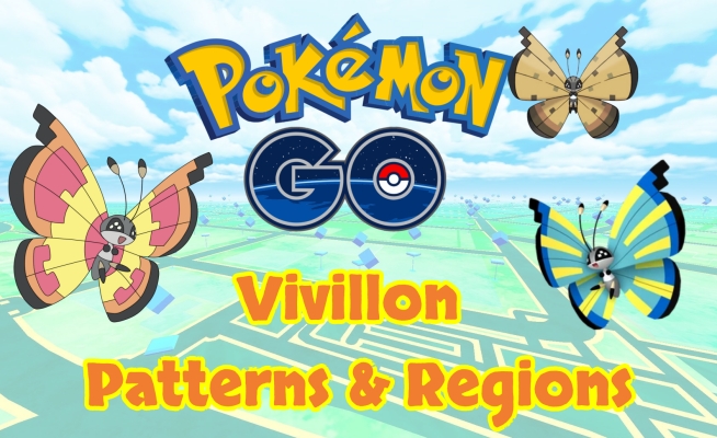 Pokemon Go Vivillon Patterns &amp; Regions [Atrapa ahora]