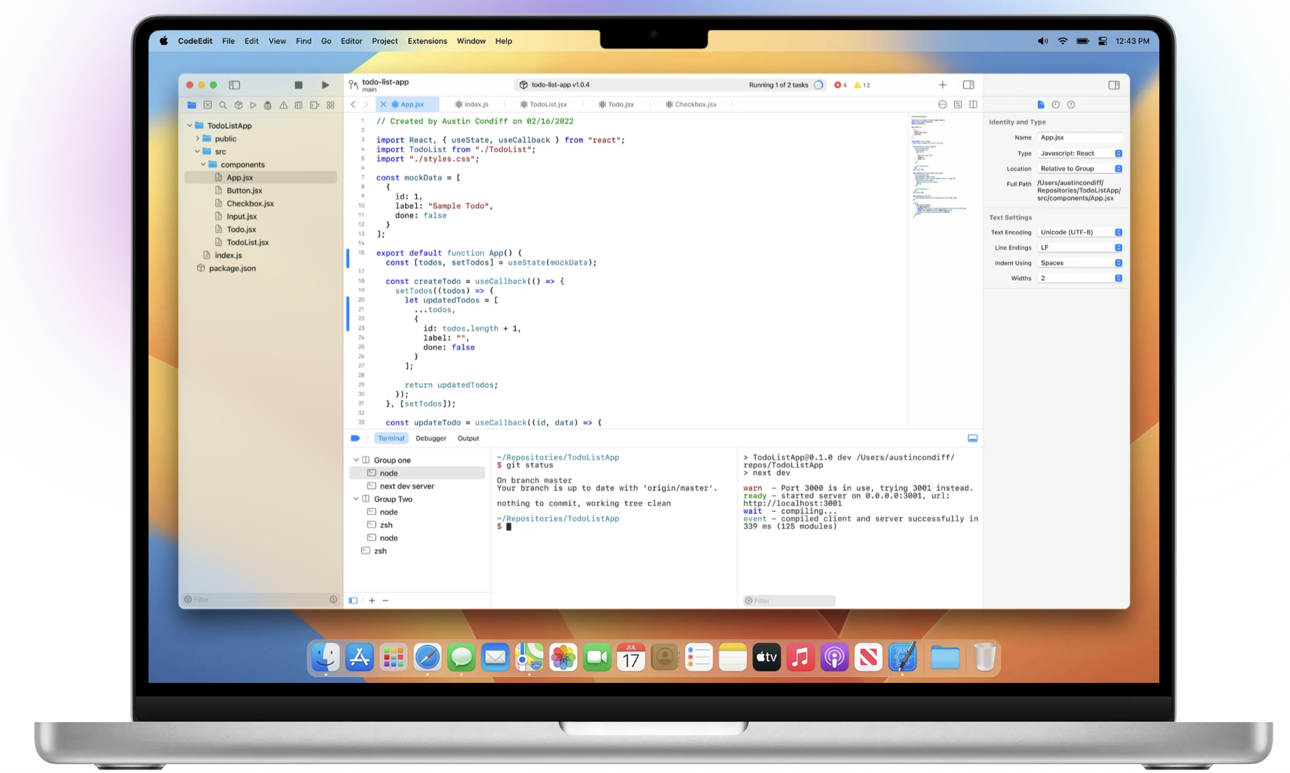 Codeedit podría ser el mejor editor de código gratuito para Mac