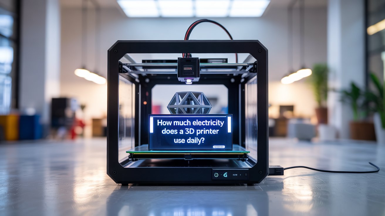 ¿Cuánta electricidad usa diariamente una impresora 3D?