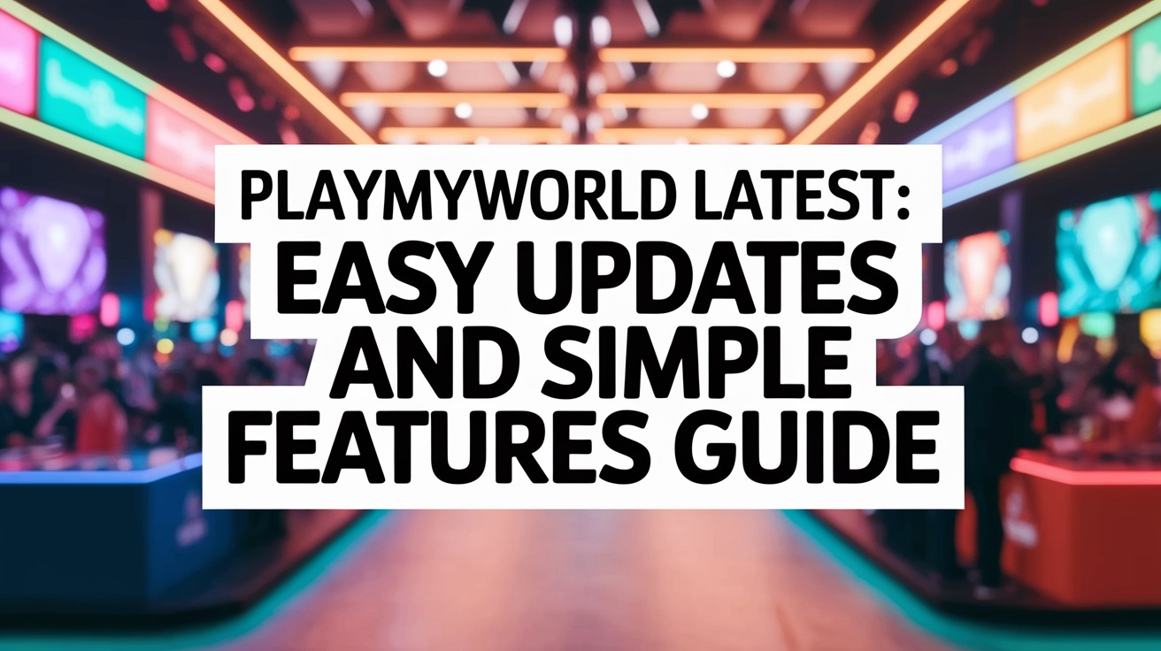 PlayMyWorld Último: actualizaciones fáciles y guía de características simples