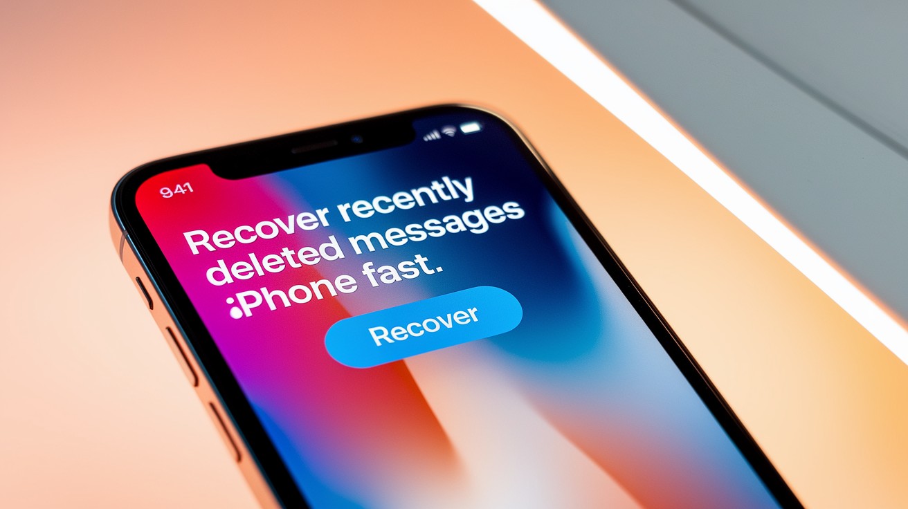Recuperar mensajes recientemente eliminados iPhone rápido