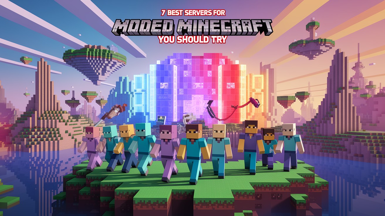 7 mejores servidores para Minecraft modificado que debes probar
